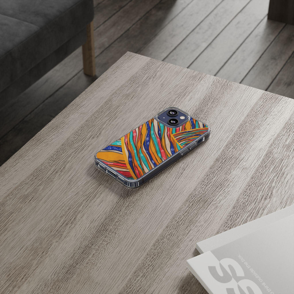 Clear Cases Stripes of  Powerful Colors