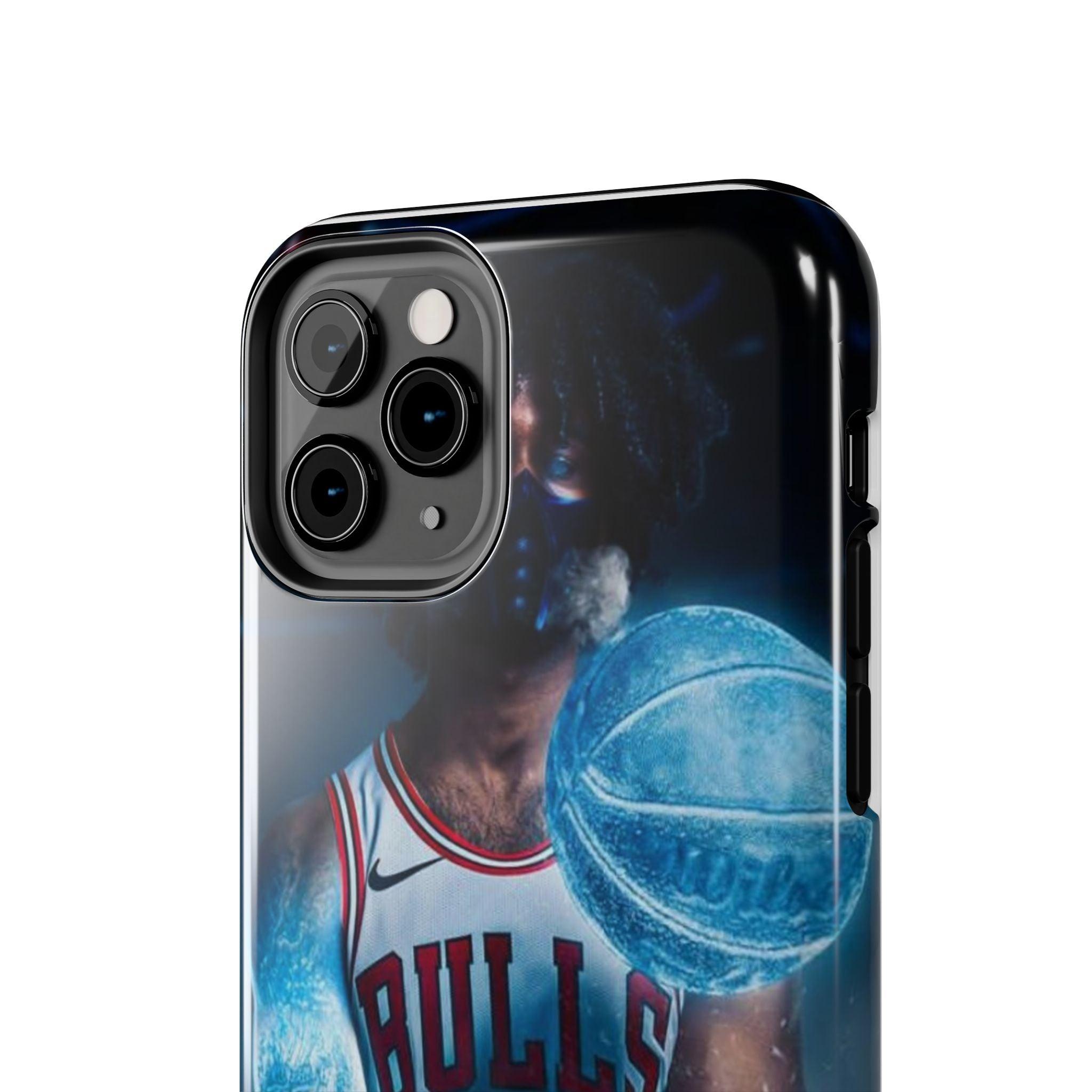 Coby White Chicago Bulls NBA Basketball Printed Tough Phone Case for iPhone & Samsung Galaxy - Dynamic Player Action Design
