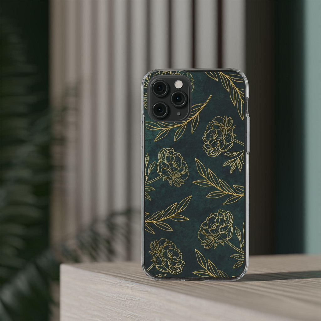 Floral Pattern Clear Cases