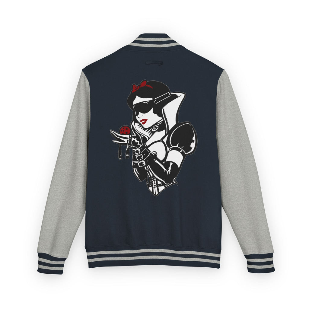 Snow White Unisex Heavyweight Letterman Jacket