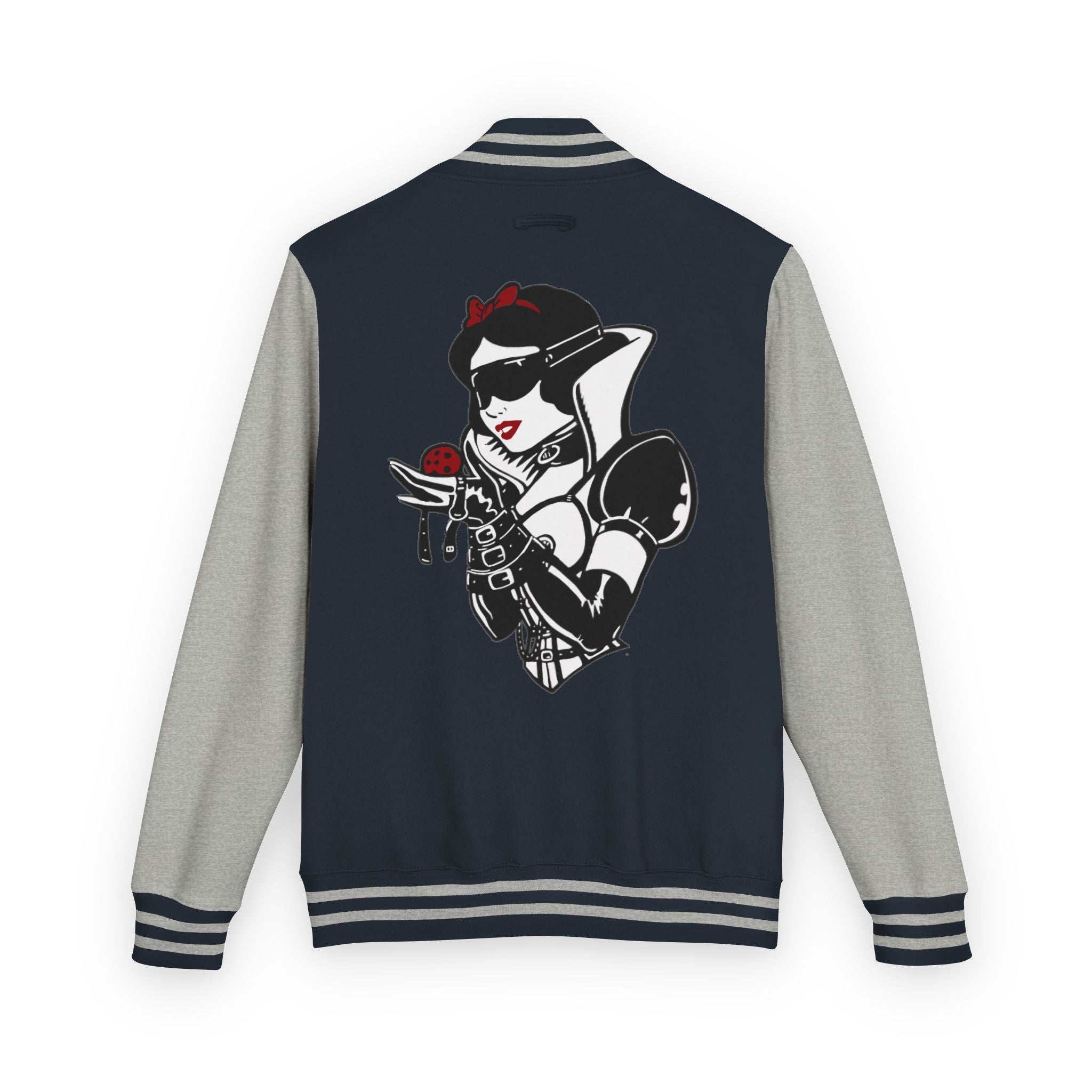 Snow White Unisex Heavyweight Letterman Jacket