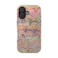 Marbled Pastel Pink and Green Impact-Resistant Phone Case for Apple + Samsung - Dual Layer Case