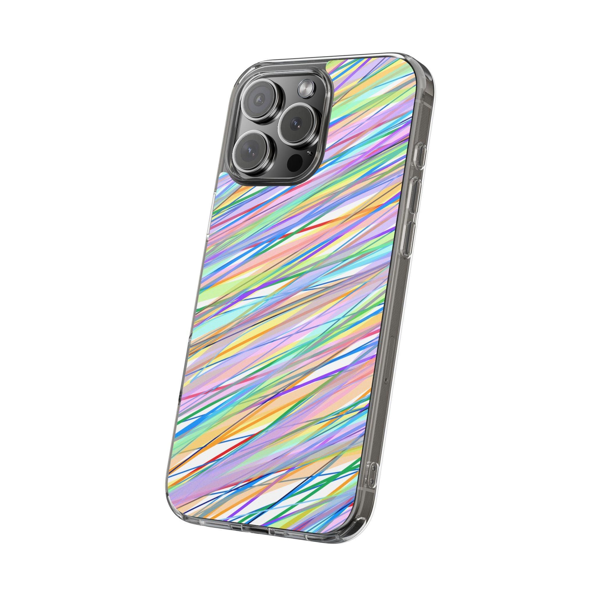Threads Of Colors Clear Case
