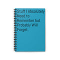 Turquoise Quote Notebook