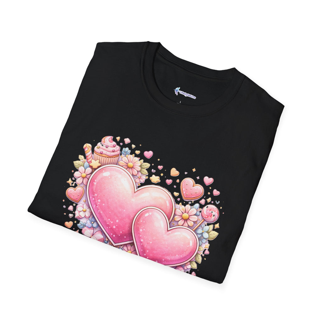 Boho Heart Tee - Bohemian Hearts Graphic T-Shirt