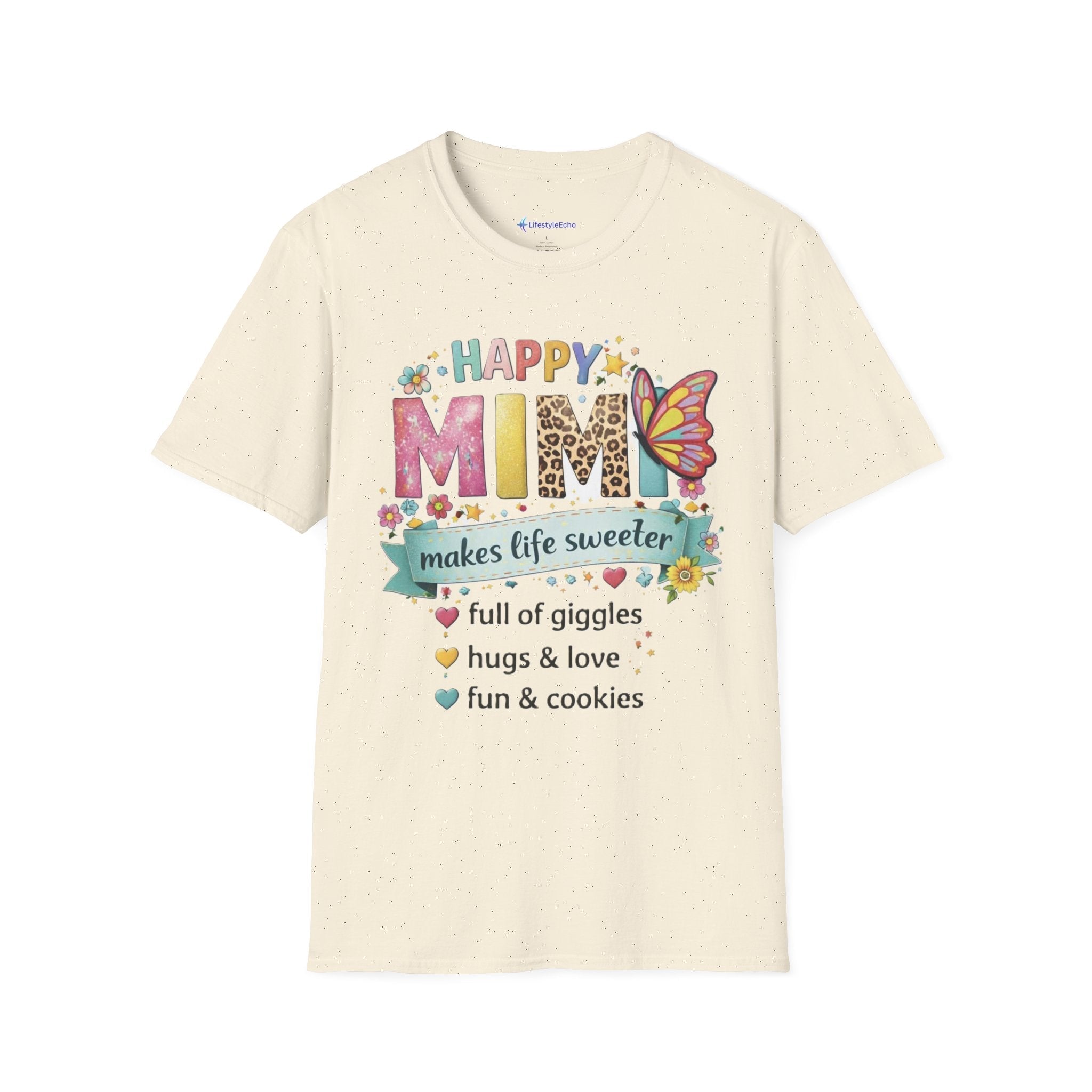 Happy Mimi T-Shirt – "Mimi Makes Life Sweeter" Grandma Gift Tee