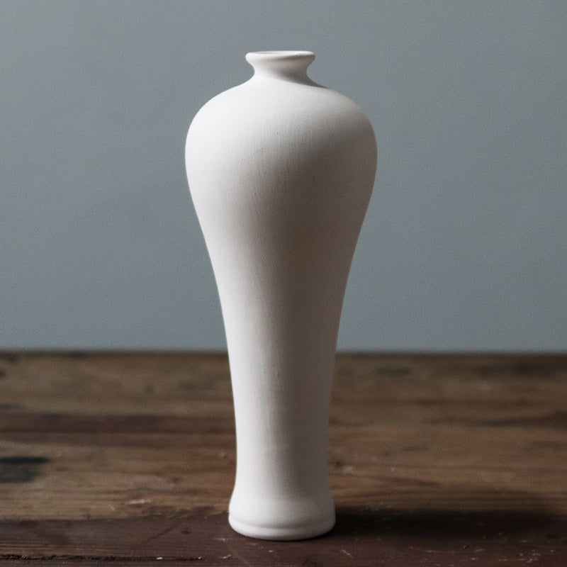 Ceramic Green Semi-Finished Products Vase Decorative Ornaments Parent-child Children Diy Graffiti Painting Coloring White Embryo White Tire