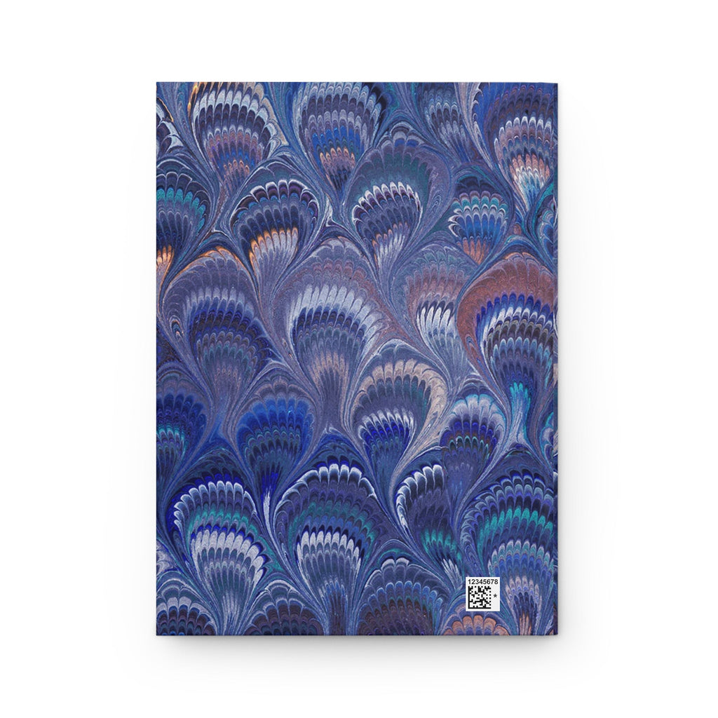 Feather Marble Hardcover Journal