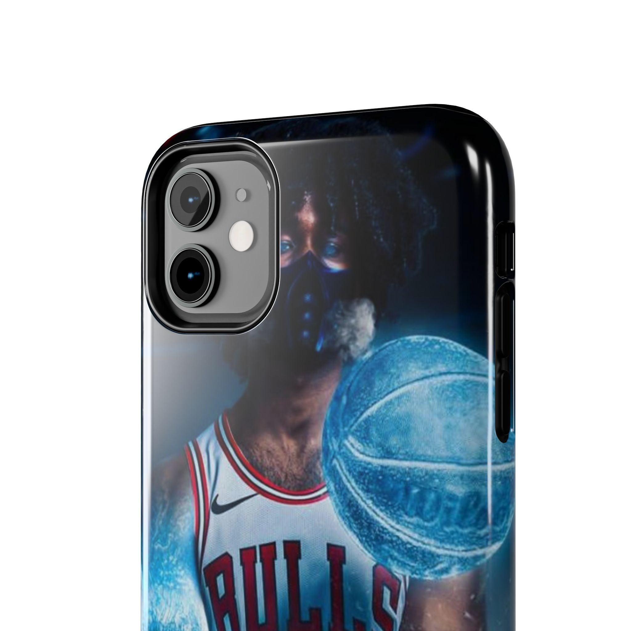 Coby White Chicago Bulls NBA Basketball Printed Tough Phone Case for iPhone & Samsung Galaxy - Dynamic Player Action Design