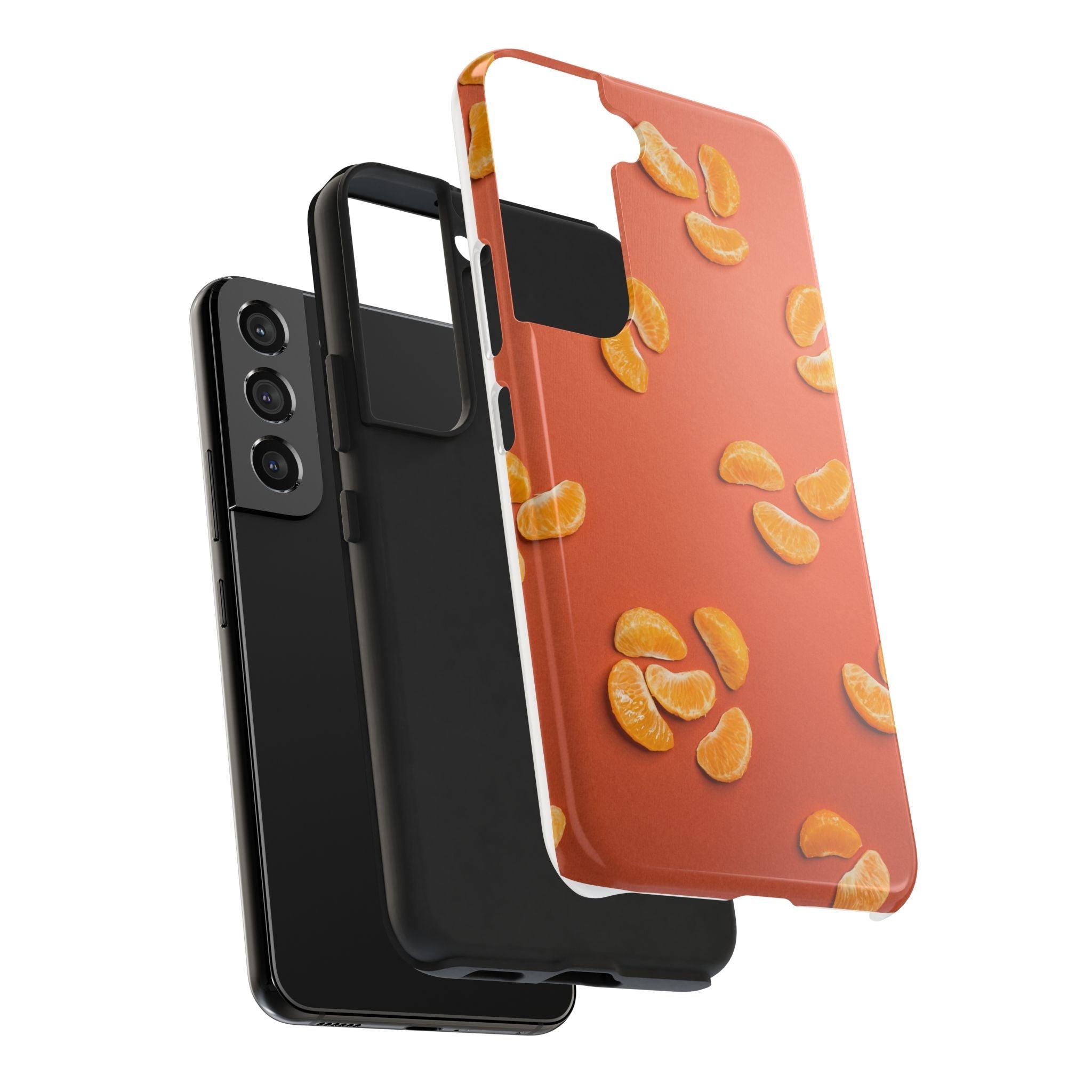 Peal Oranges printed Tough Phone Cases