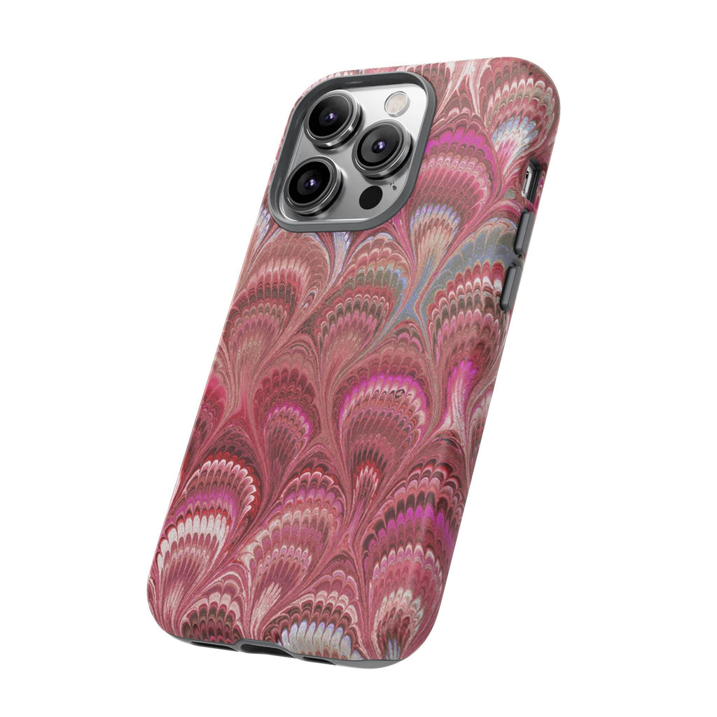 Shades of Pink Marbled Phone Case —  Dual Layer - Tough Protective Phone Cover