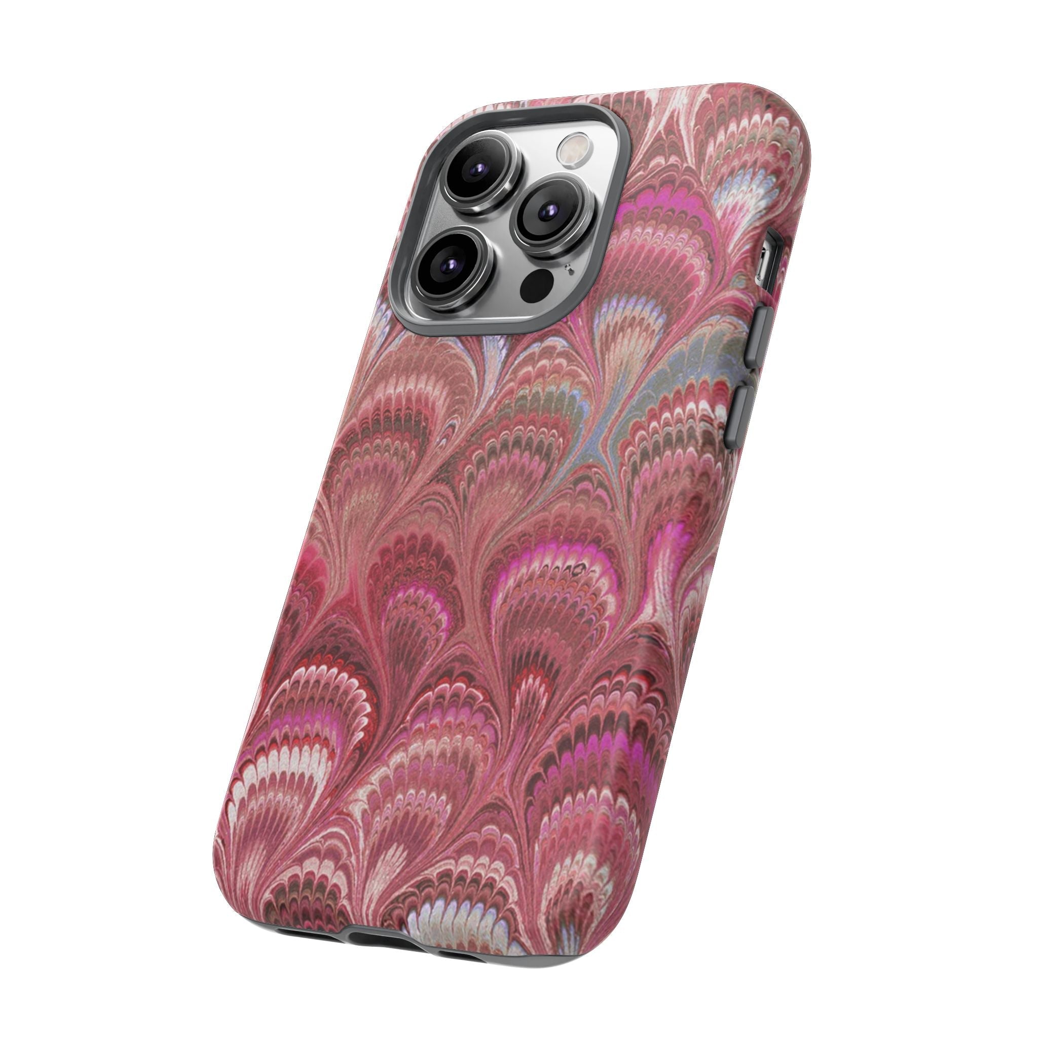 Shades of Pink Marbled Phone Case —  Dual Layer - Tough Protective Phone Cover