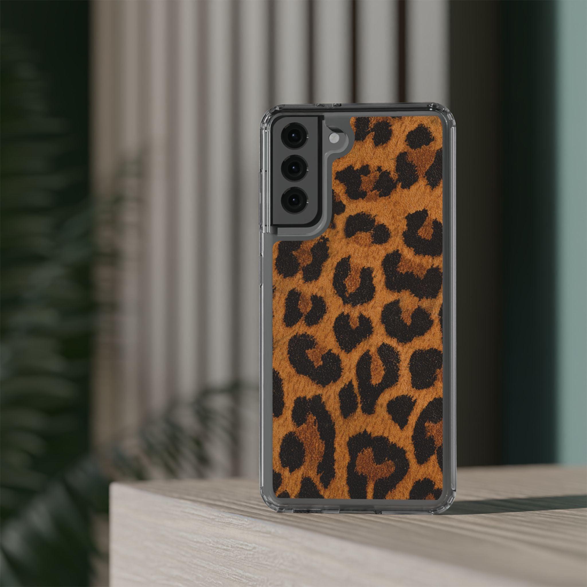 Clear Cases Cheeta Print