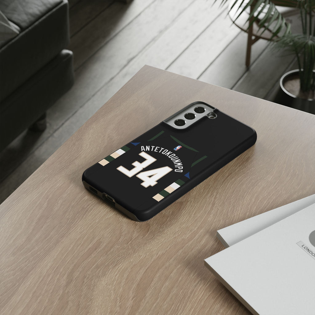 Giannis Antetokounmpo Force Drive Edition – Heavy-Duty ShockGuard Layers, Athletic Slim Fit | iPhone 8–16 Pro Max & Samsung S10–S25 Ultra Supported