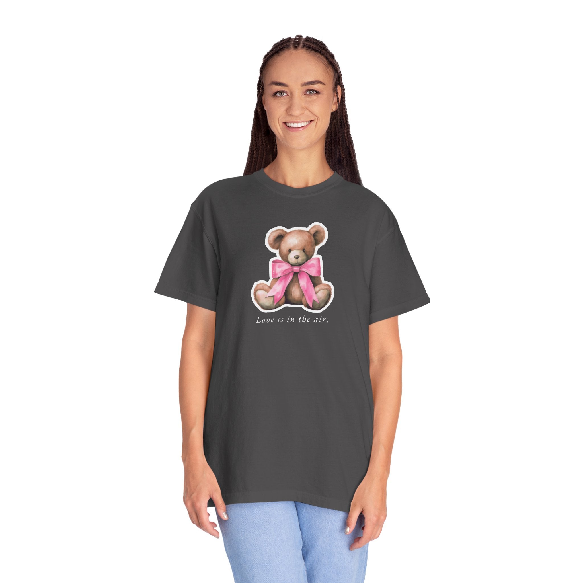 Teddy Bear Tee - Love Is In The Air Valentine's Day - DipaliZ