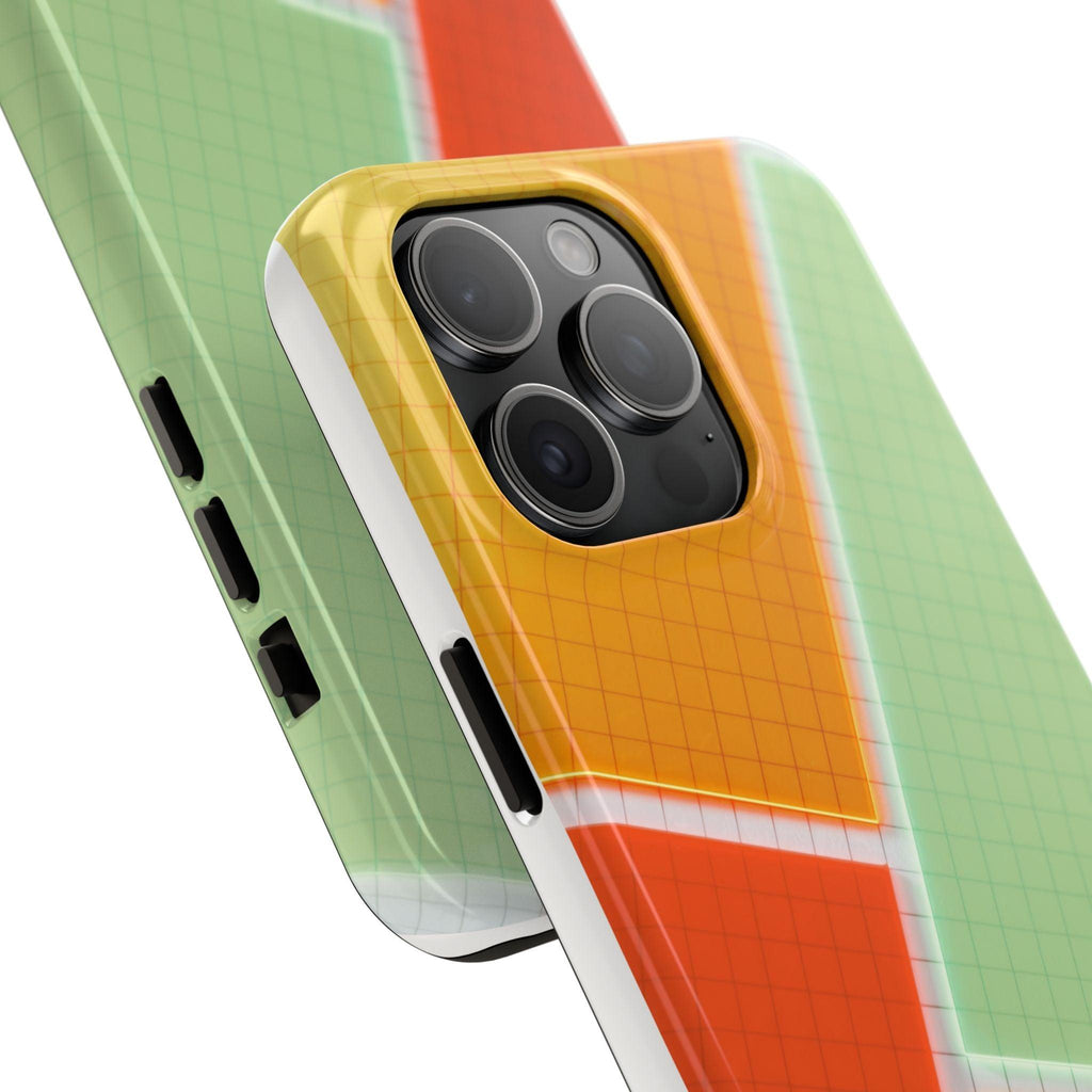 Four Colors Blocks With Shades Tough Phone Cases