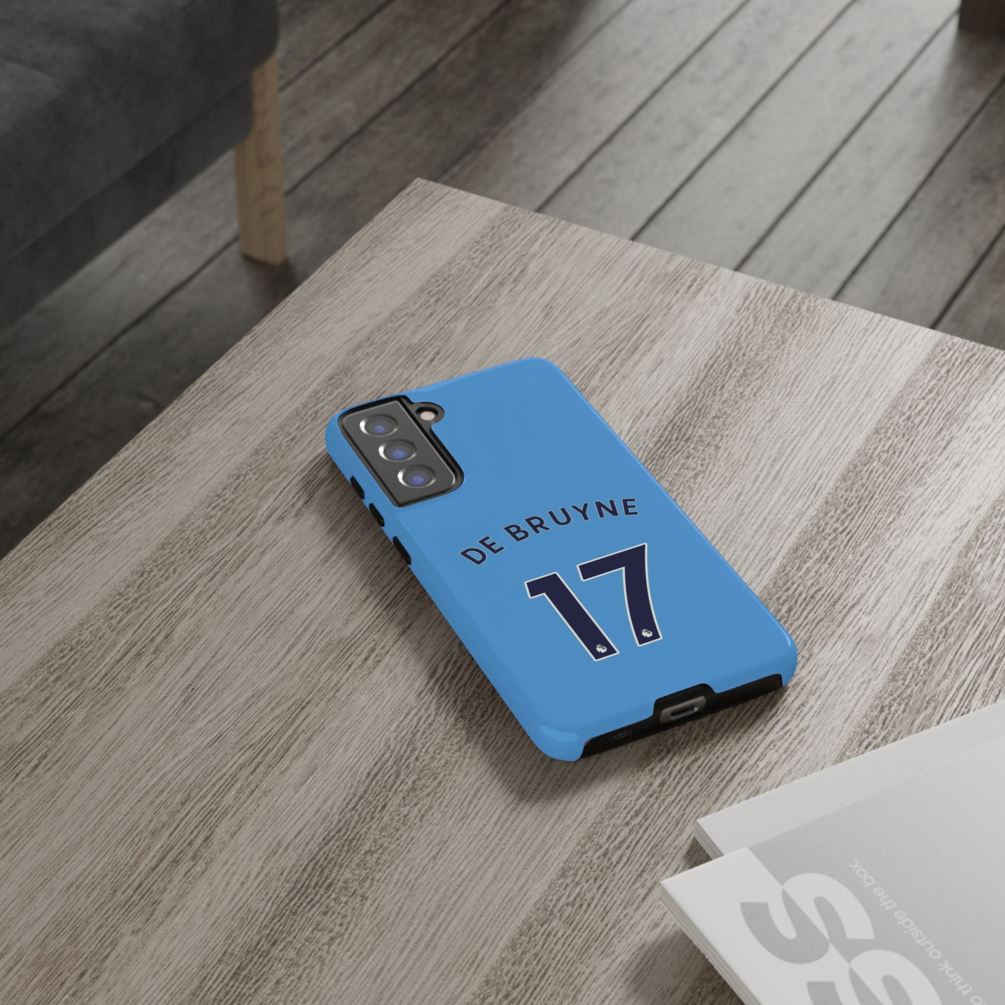 Kevin De Bruyne VisionGuard – Enhanced Protection & Sleek Design | Fits iPhone 8–16 Pro Max & Galaxy S10–S25 Ultra