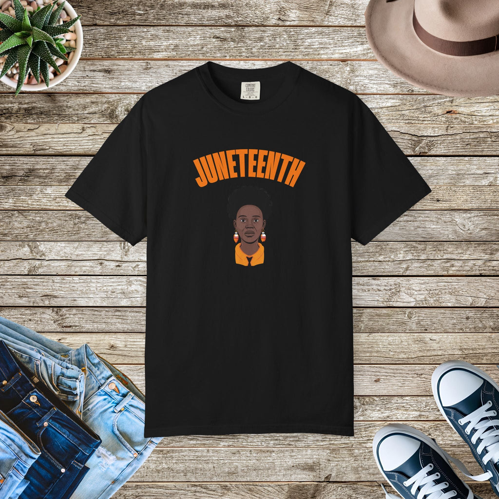 Juneteenth Black History Cotton Tee - Resilience Design - DipaliZ