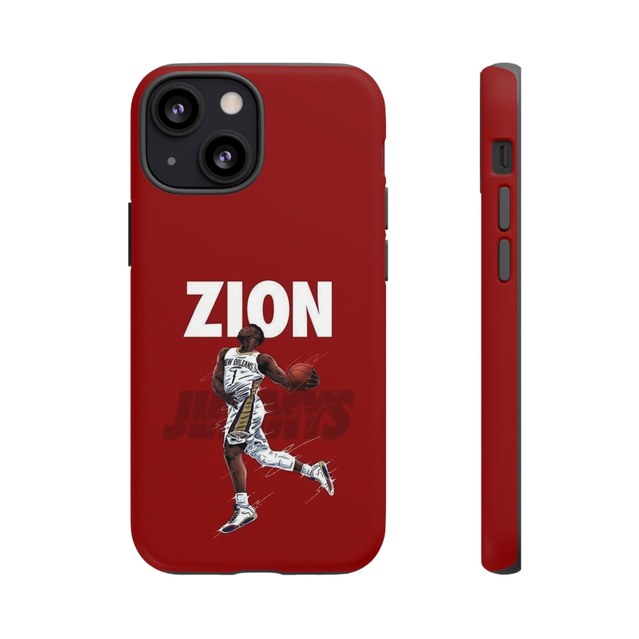 Zion Williamson Power Drive Edition – Rugged Dual-Layer Armor & Slim Fit | Compatible with iPhone 8–16 Pro Max & Samsung S10–S25 Ultra