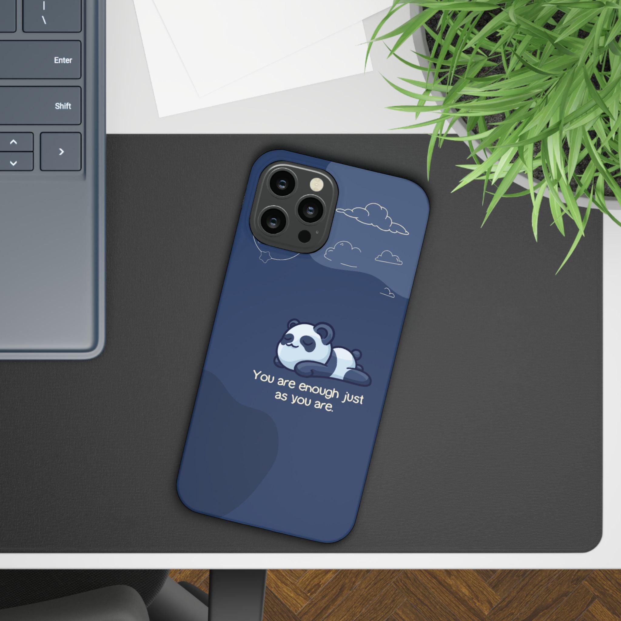 Panda Dreams Phone Case – Cozy Vibes & Inspiring Words