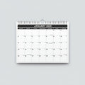 2026–2027 Monthly Wall Calendar (Jan 2026–Jun 2027) – 8.5” x 11” Spiral-Bound Hanging Planner for Home & Office – Black