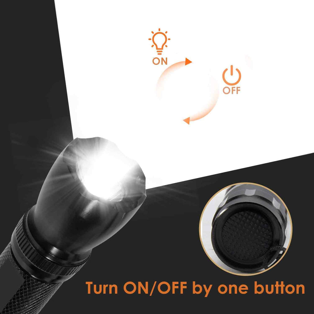 Mini Tactical LED Pen Flashlight — High Lumen Handheld Light for Camping, Hiking, Cycling & Emergency