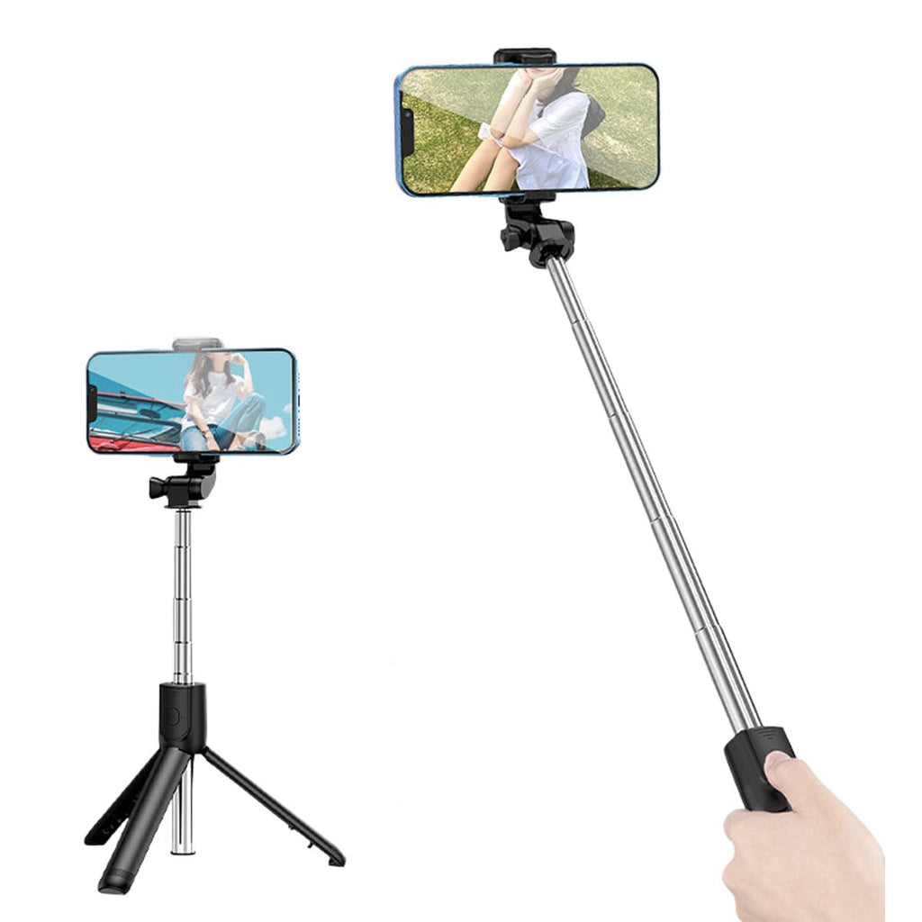 Selfie Stick Tripod 28" — Extendable Phone Tripod with 360° Rotation Holder for Travel, Vlog & Selfies, Universal iPhone & Android