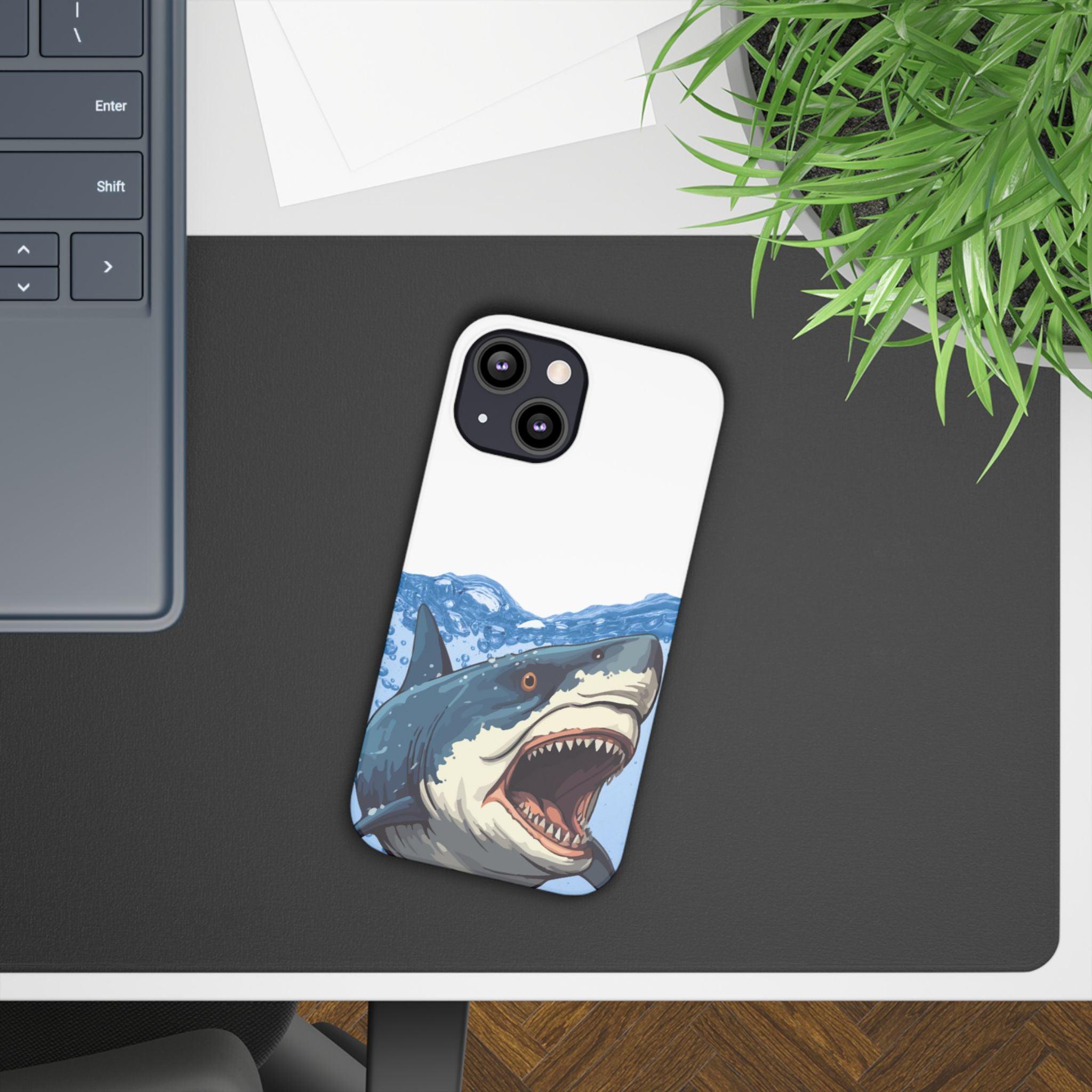 Shark Frenzy Phone Case – Dive into Bold Style