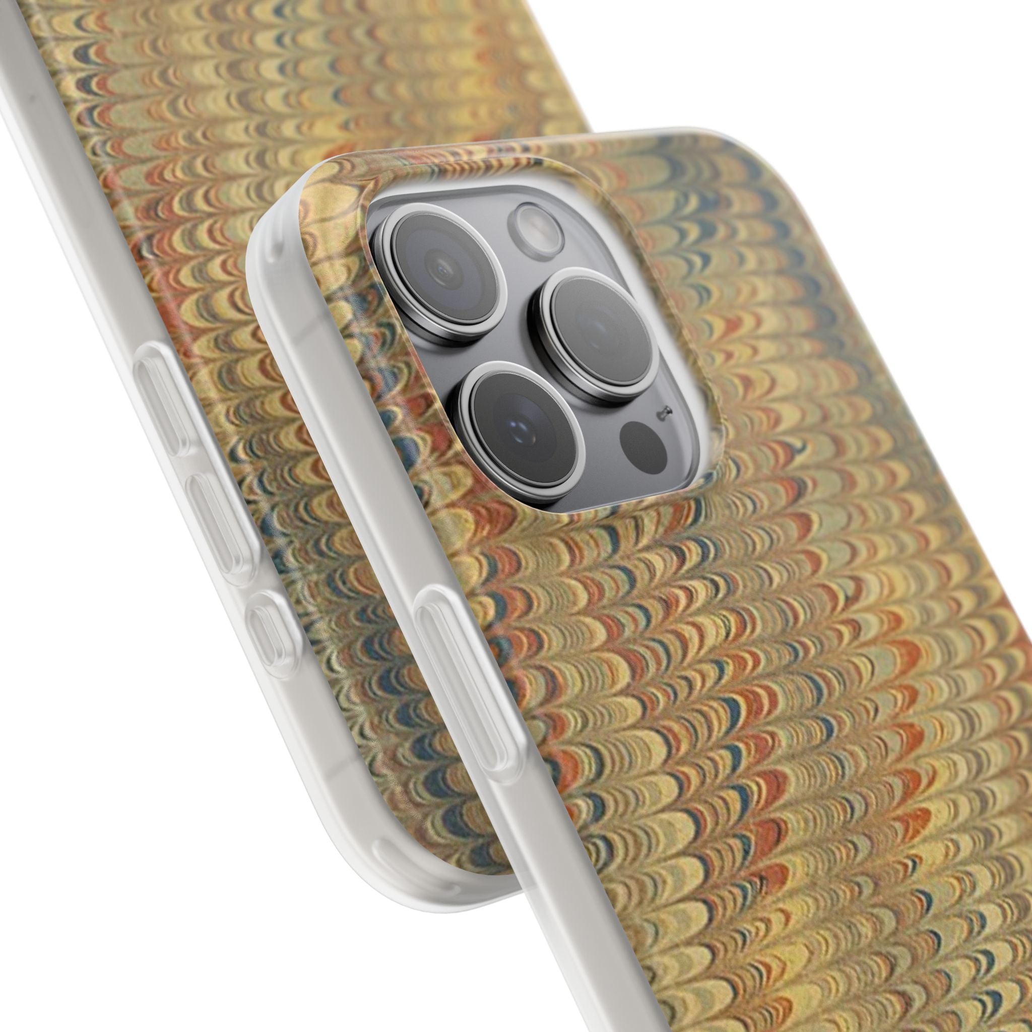 Golden Fall Neutrals Italian Marbled Design Stylish Phone Cases