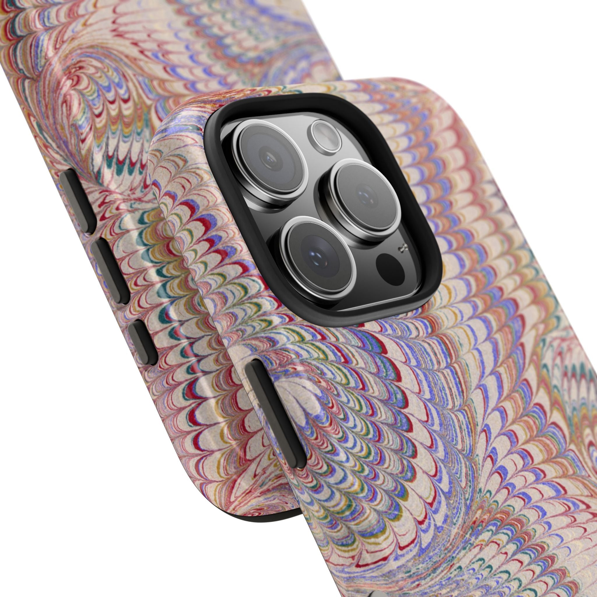 Marbled Pastel Pink Italian Vintage Design - iPhone & Samsung