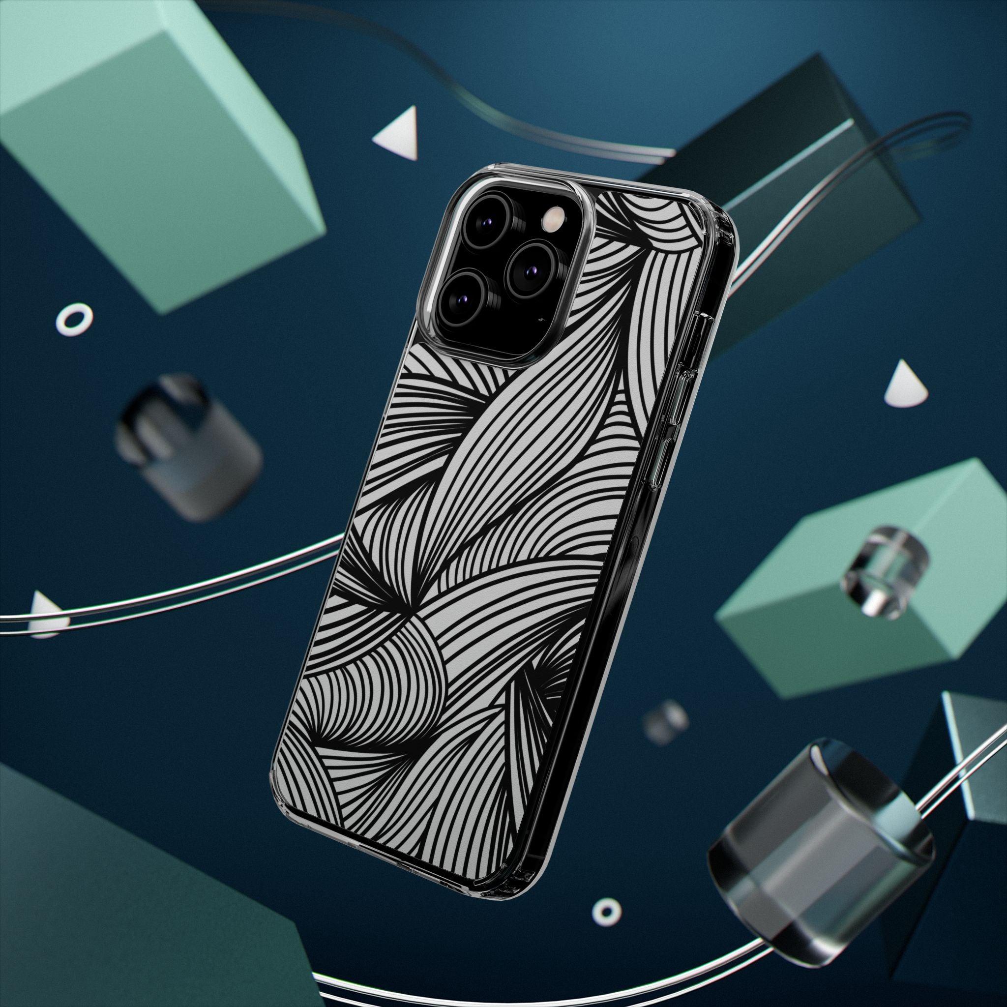 Black and White Illusion Clear Cases