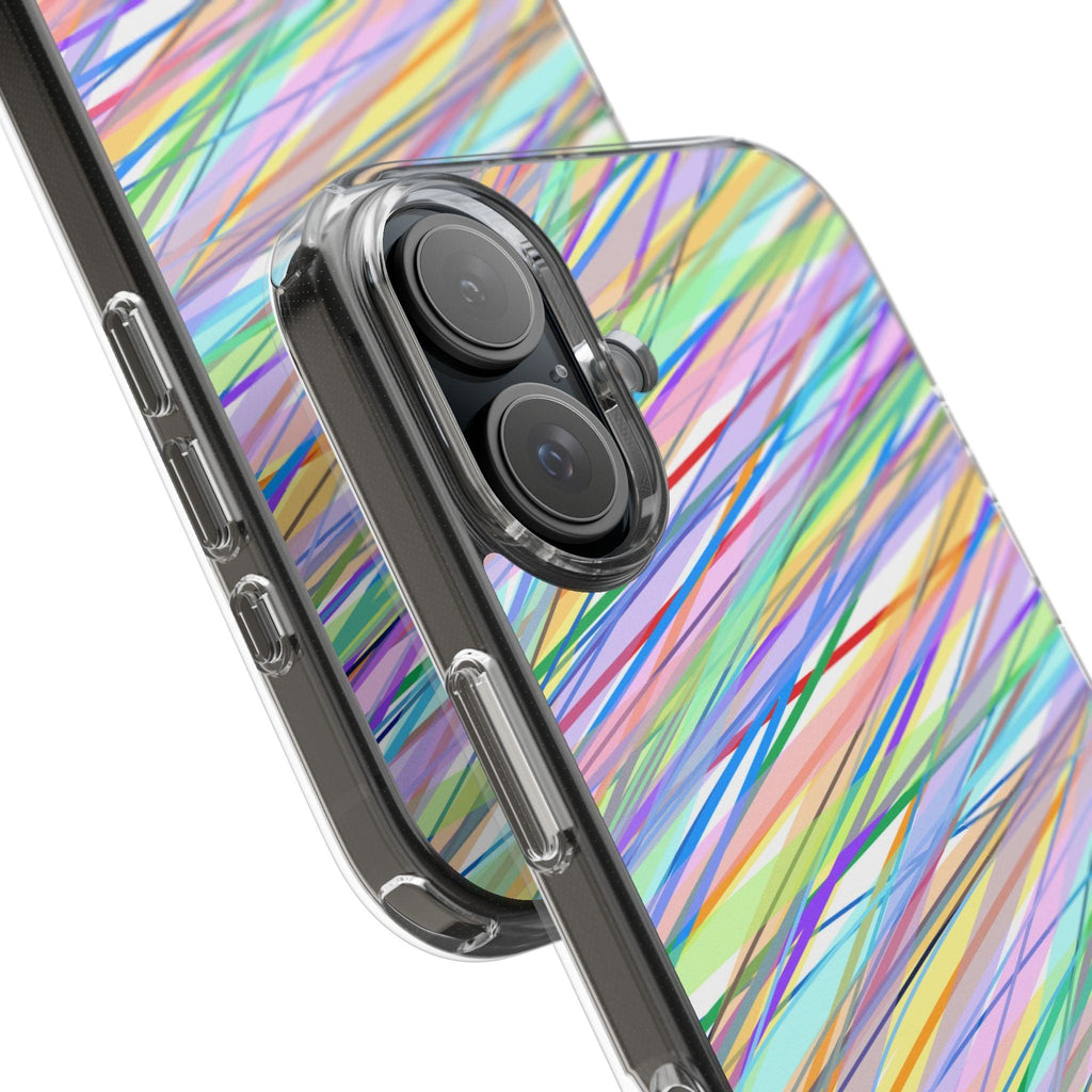 Threads Of Colors Clear Case