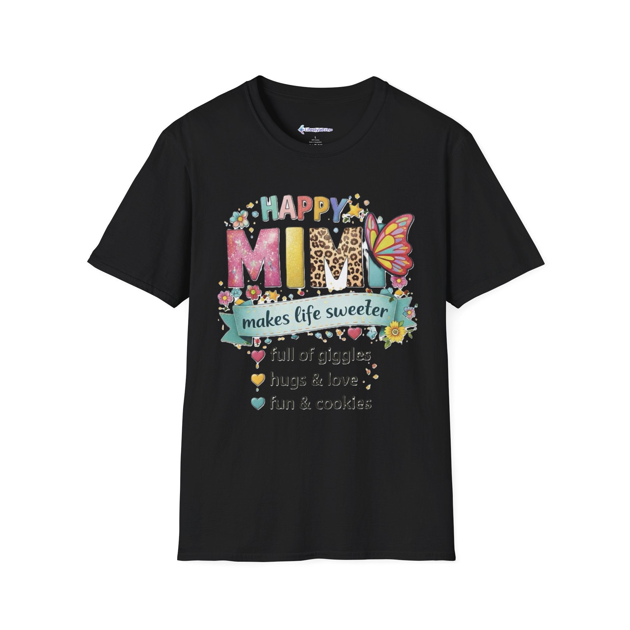 Happy Mimi T-Shirt – "Mimi Makes Life Sweeter" Grandma Gift Tee