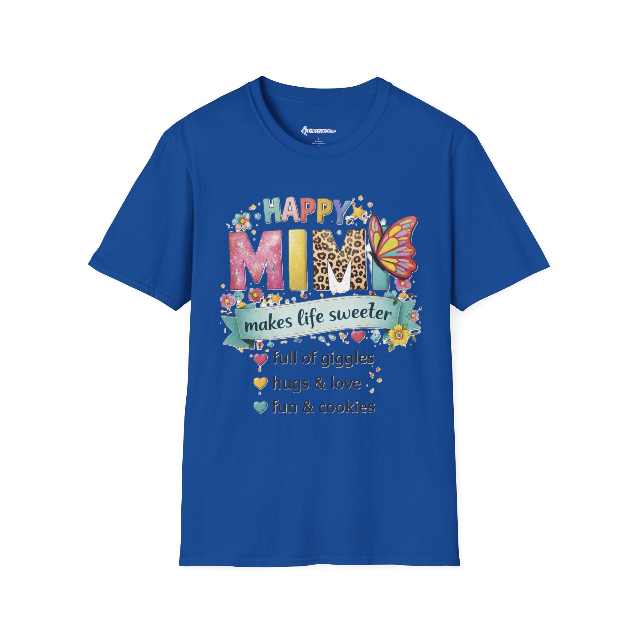Happy Mimi T-Shirt – "Mimi Makes Life Sweeter" Grandma Gift Tee