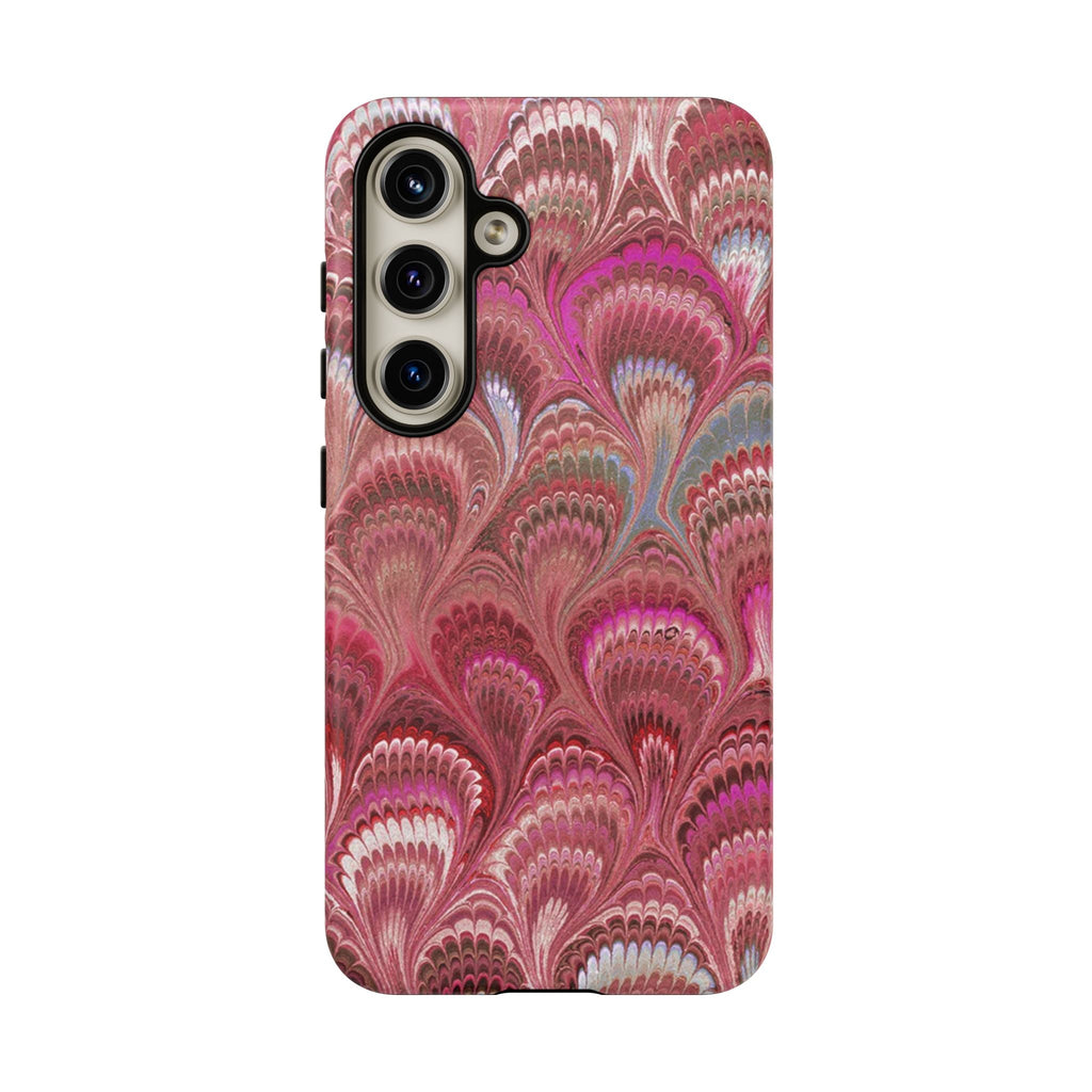 Shades of Pink Marbled Phone Case —  Dual Layer - Tough Protective Phone Cover