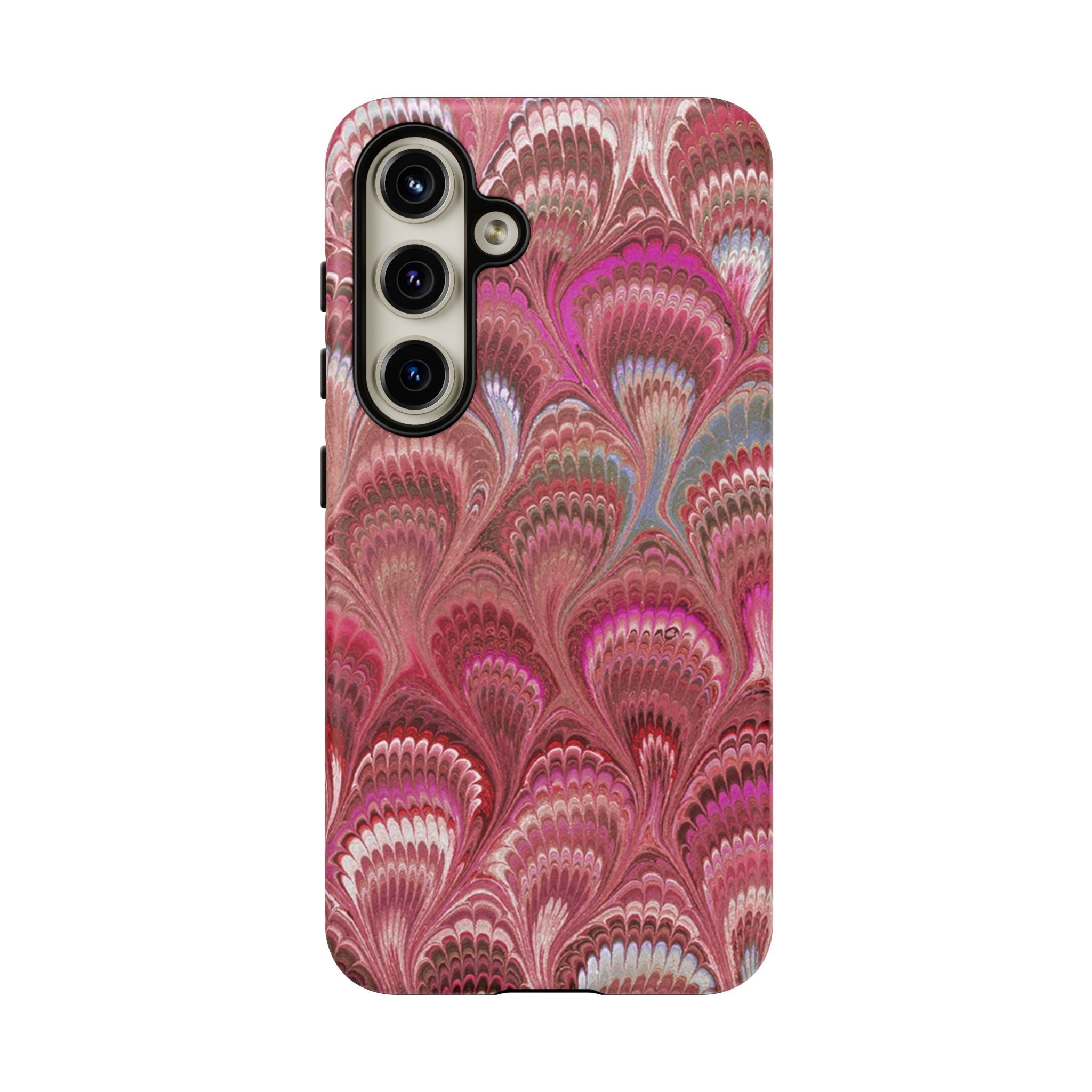 Shades of Pink Marbled Phone Case —  Dual Layer - Tough Protective Phone Cover
