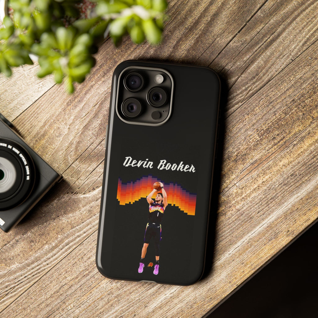 Devin Booker Precision Blaze Series – Dual-Layer ShockGuard Protection | Fits iPhone 8–16 Pro Max & Samsung Galaxy S10–S25 Ultra