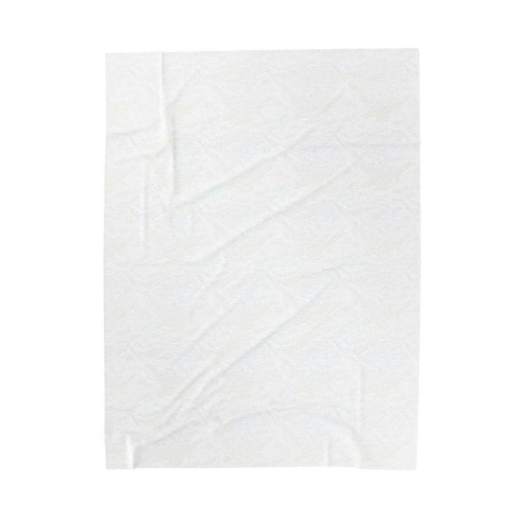 Velveteen Plush Blanket — Mystic Mushroom & Frog Forest Throw