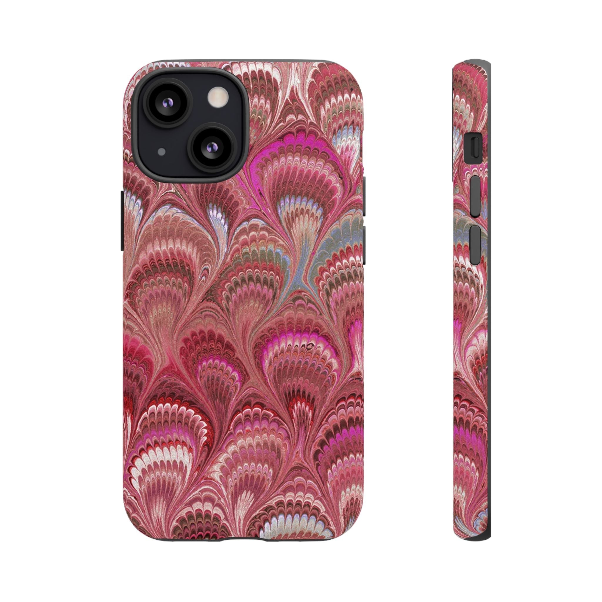 Shades of Pink Marbled Phone Case —  Dual Layer - Tough Protective Phone Cover