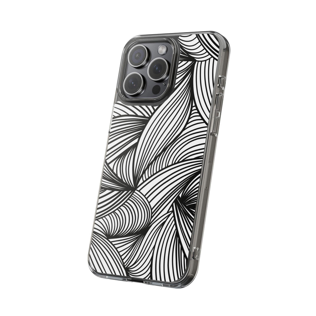 Black and White Illusion Clear Cases