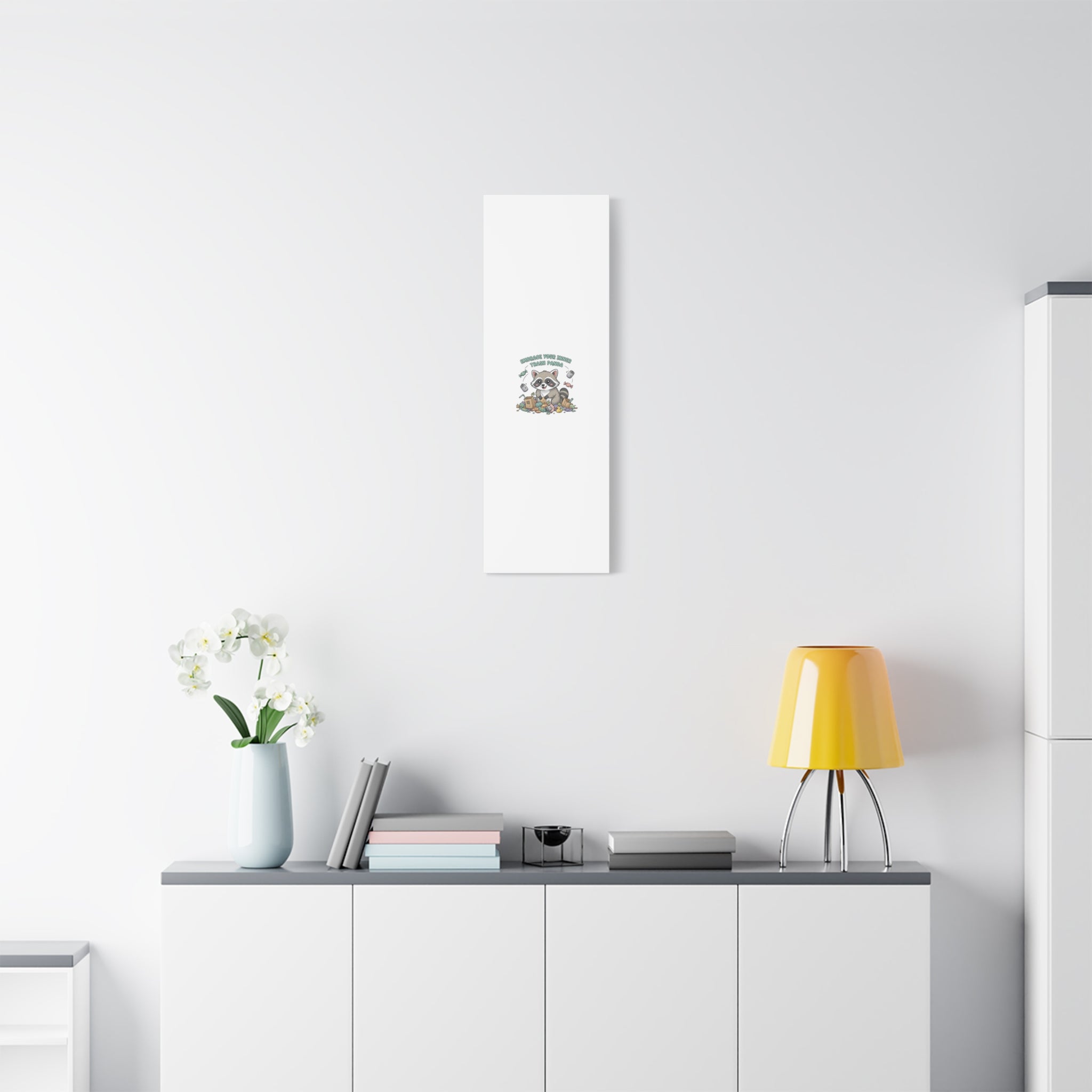 Embrace Your Inner Trash Panda Canvas | Matte Stretched Wall Art, Trash Animal Joy