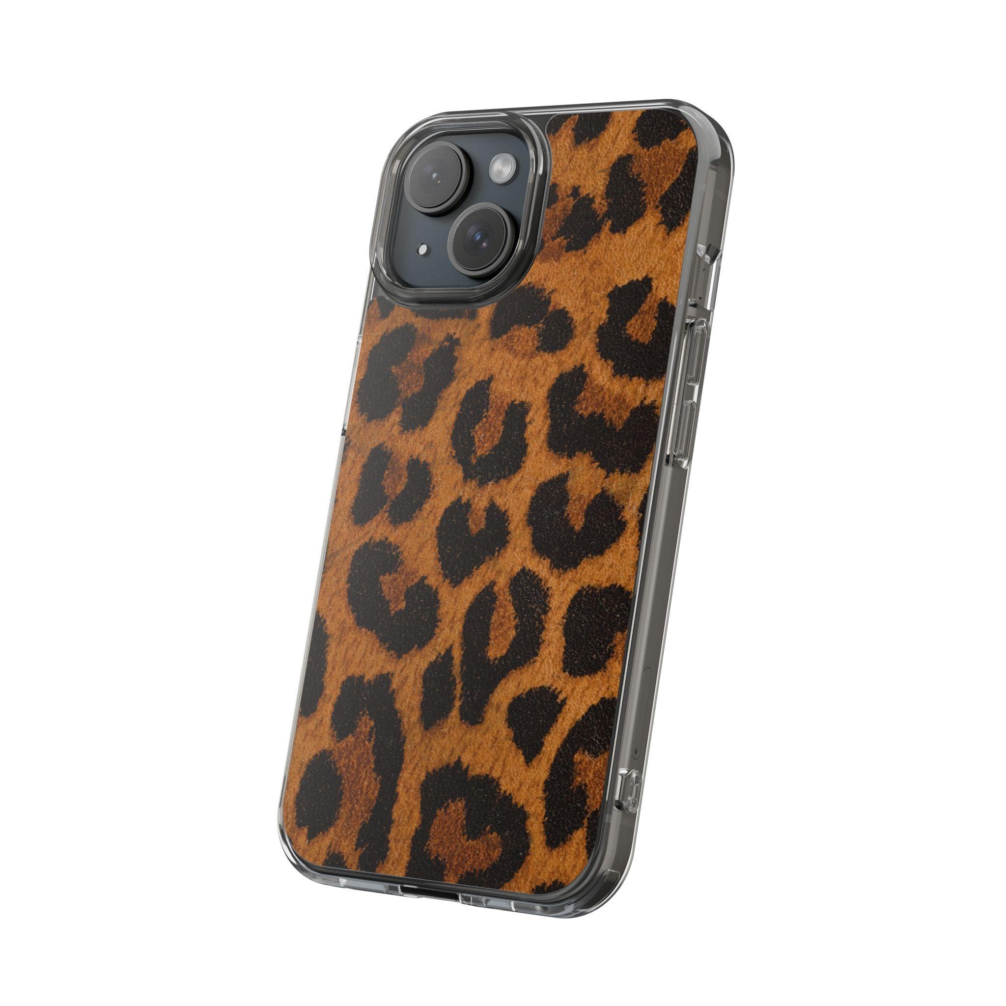Clear Cases Cheeta Print