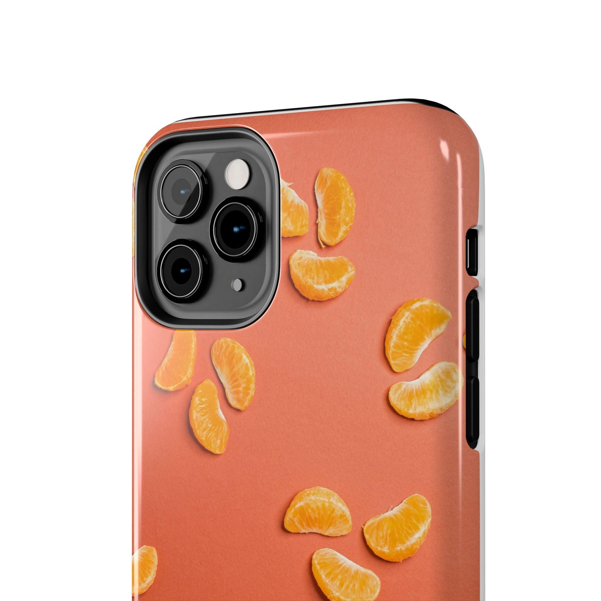 Peal Oranges printed Tough Phone Cases