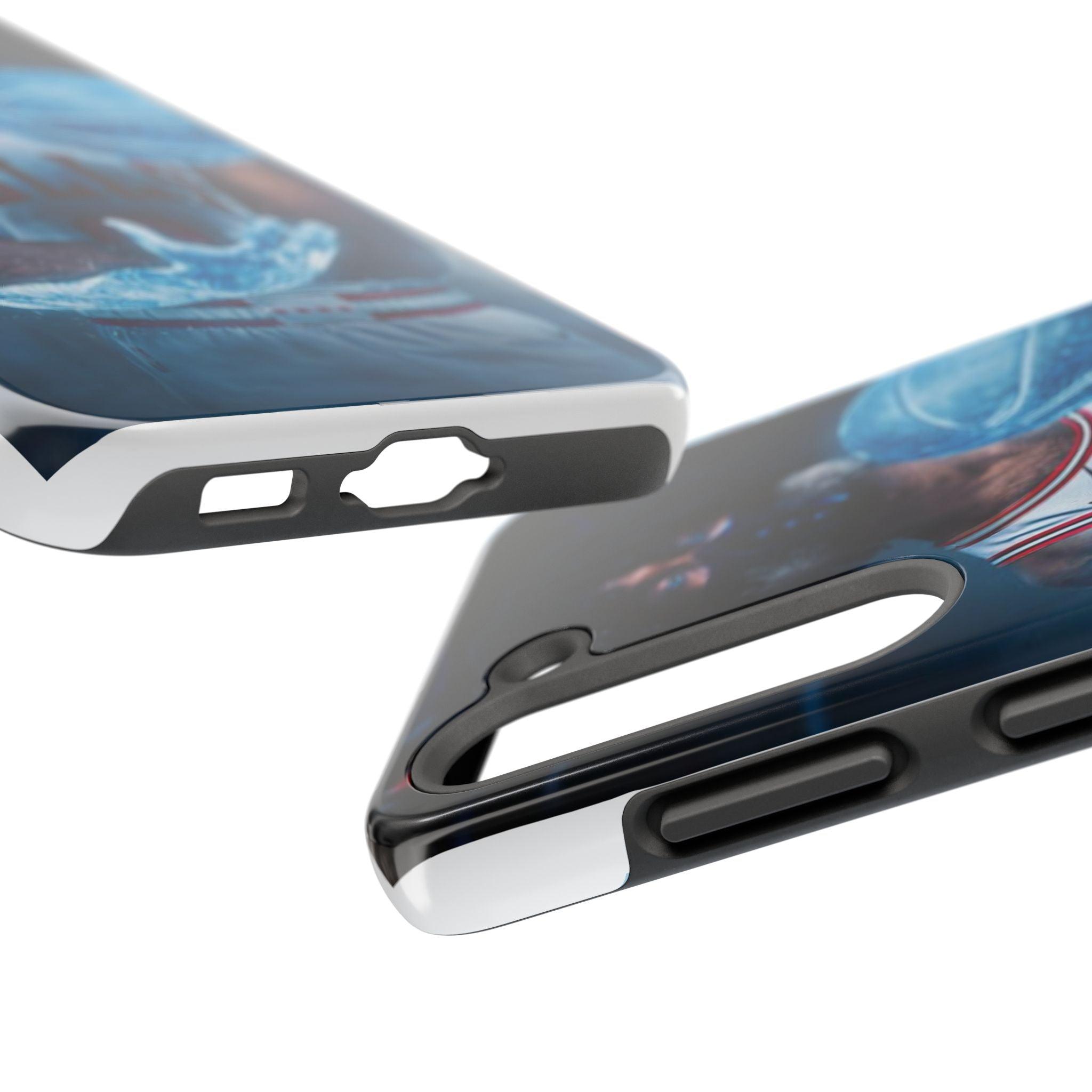 Coby White Chicago Bulls NBA Basketball Printed Tough Phone Case for iPhone & Samsung Galaxy - Dynamic Player Action Design