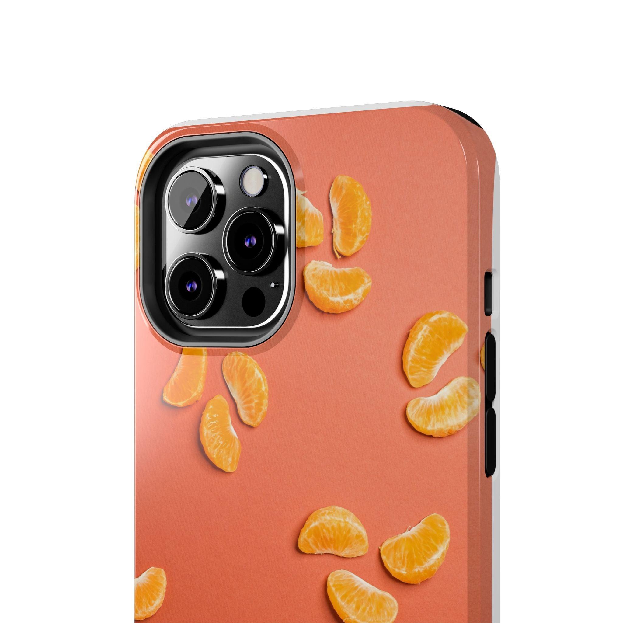 Peal Oranges printed Tough Phone Cases