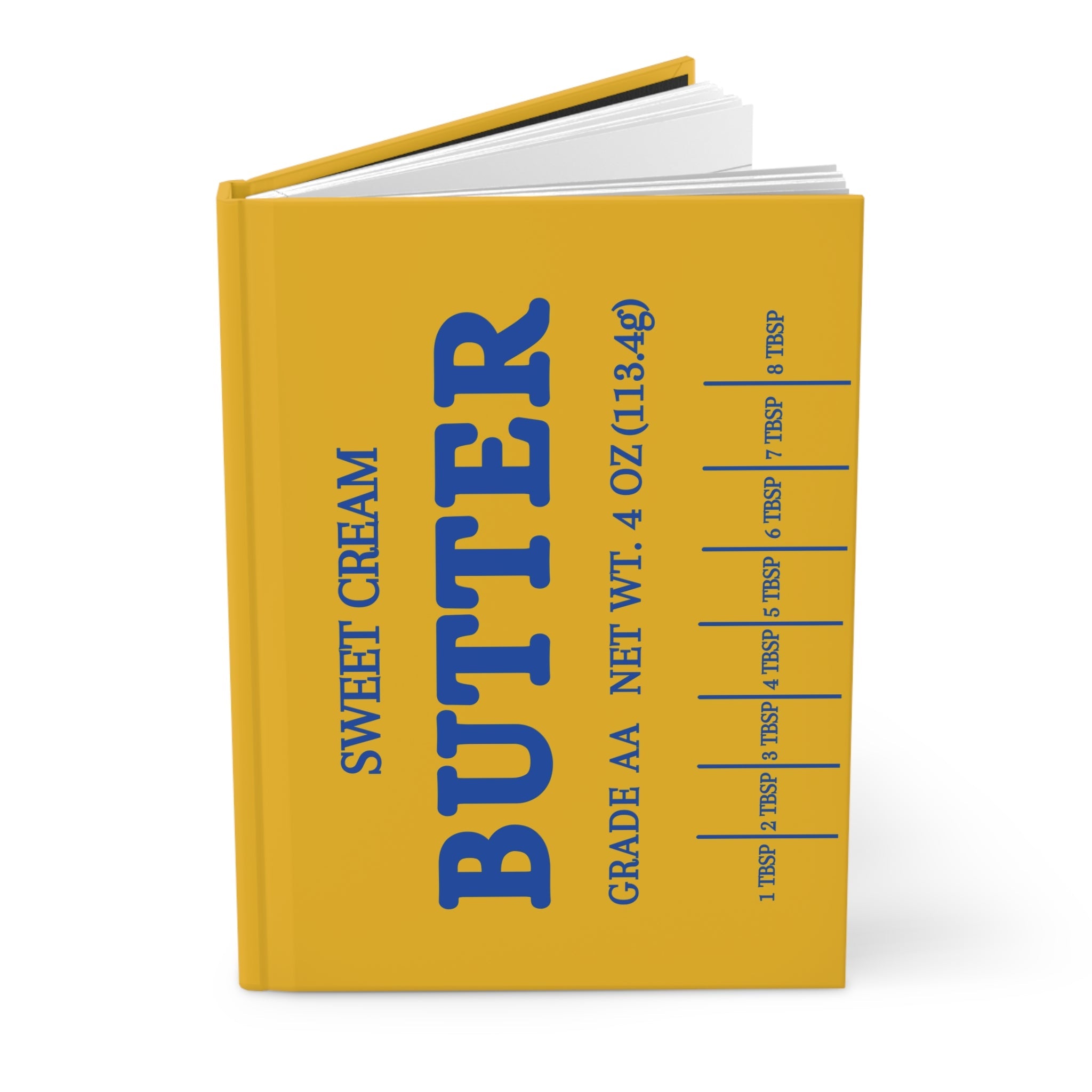 Sweet Cream Butter Yellow, Artistic Notebook, Writing Diary, Lined - Unique Gift