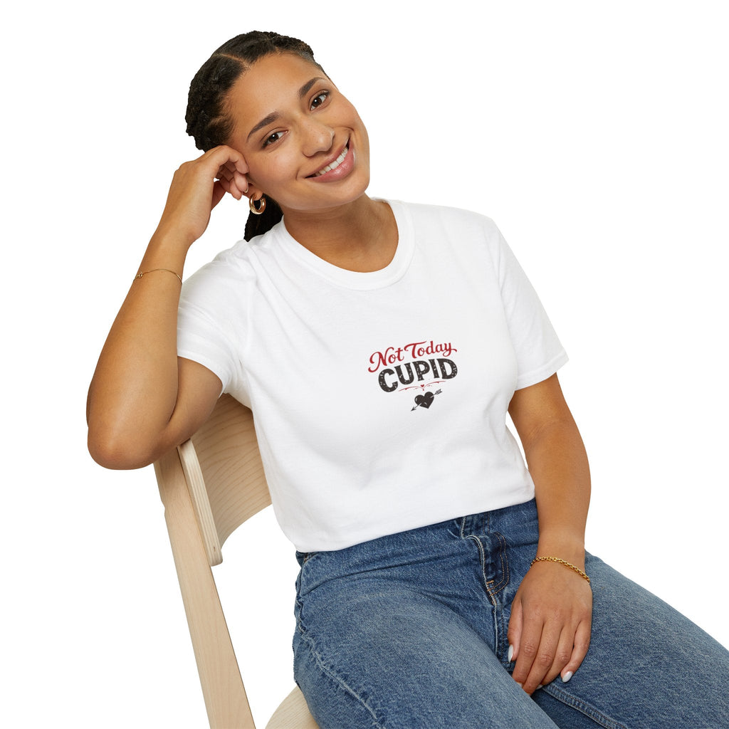 Not Today Cupid T-Shirt — Funny Anti‑Valentine Graphic Tee