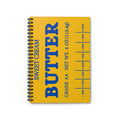 Butter Retro Yellow Notebook - Ruled Line Journal