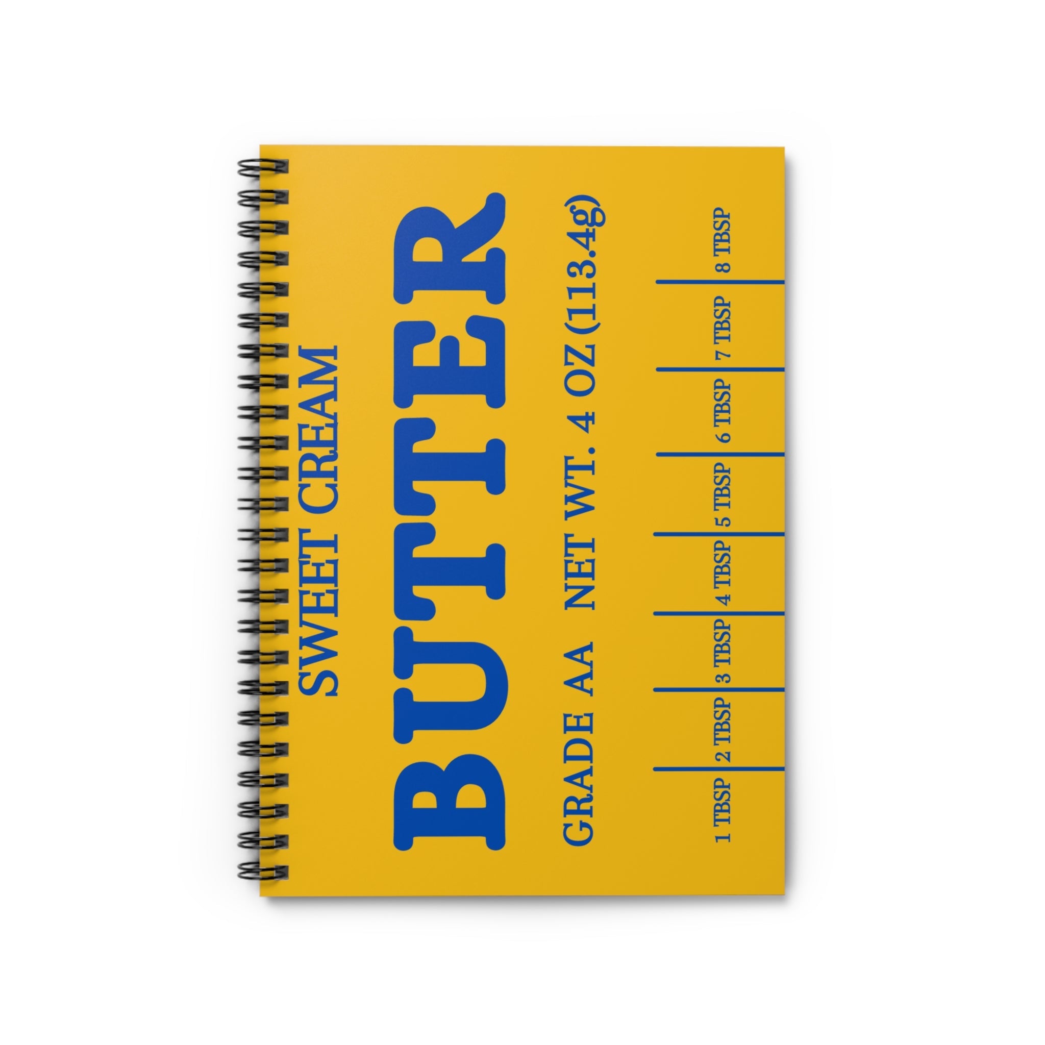 Butter Retro Yellow Notebook - Ruled Line Journal