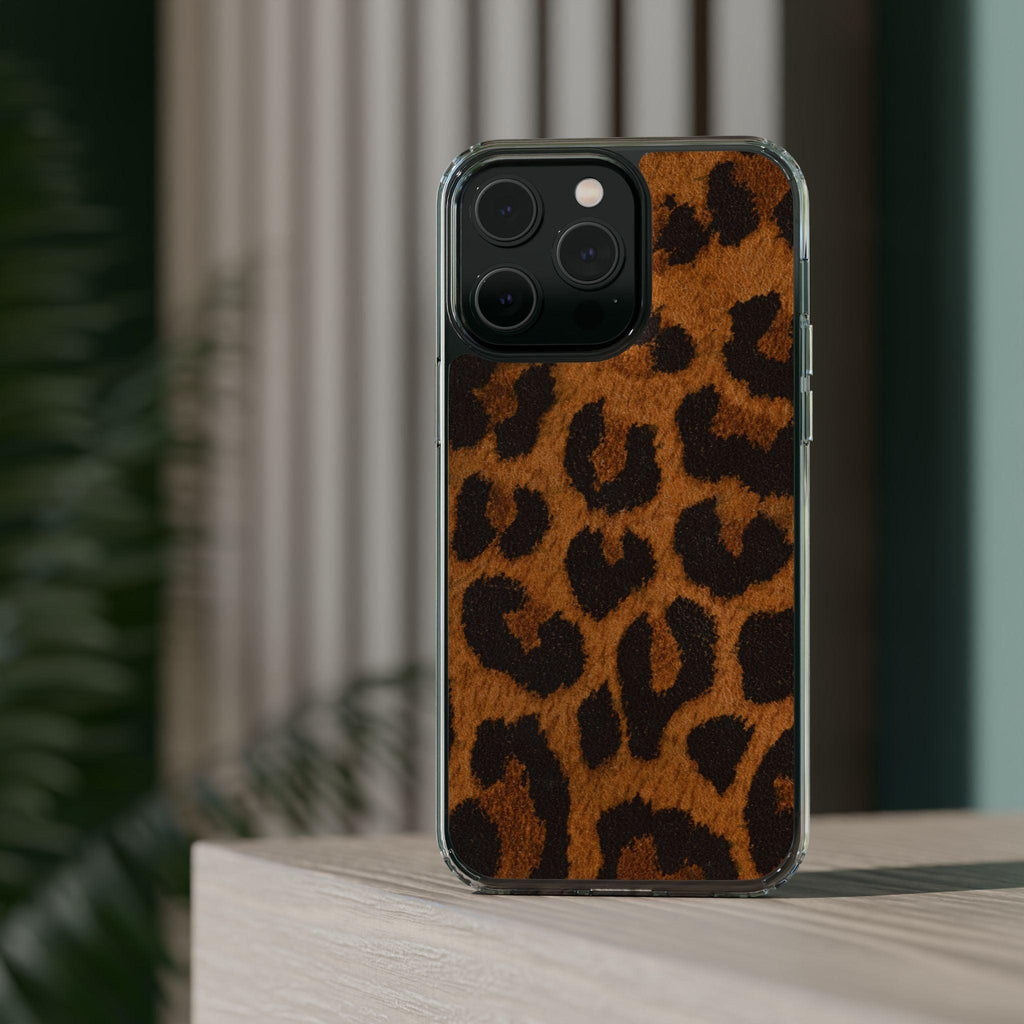 Clear Cases Cheeta Print